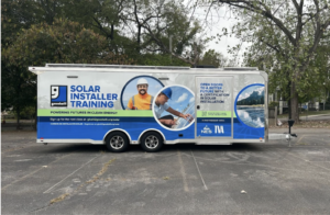 Goodwill’s mobile solar installer training lab.